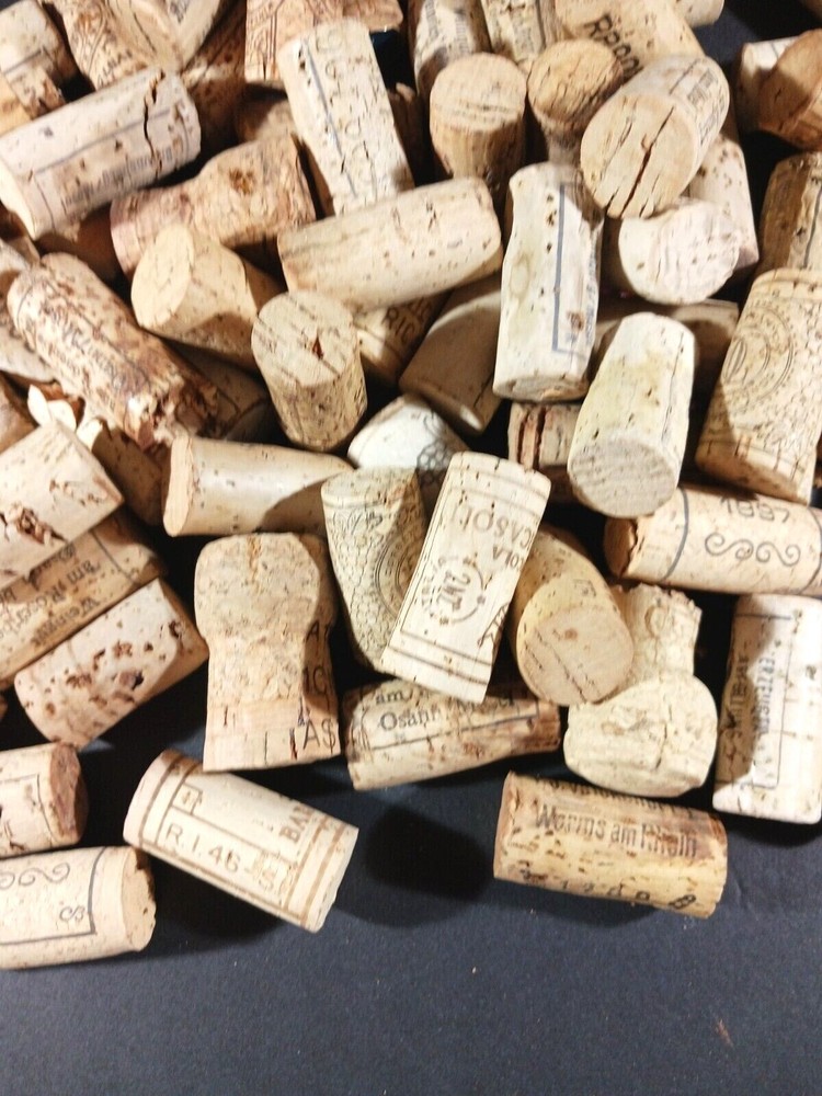 75 Used Natural Wine Corks Crafting Interior Design Projects Diff Sizes/Shapes