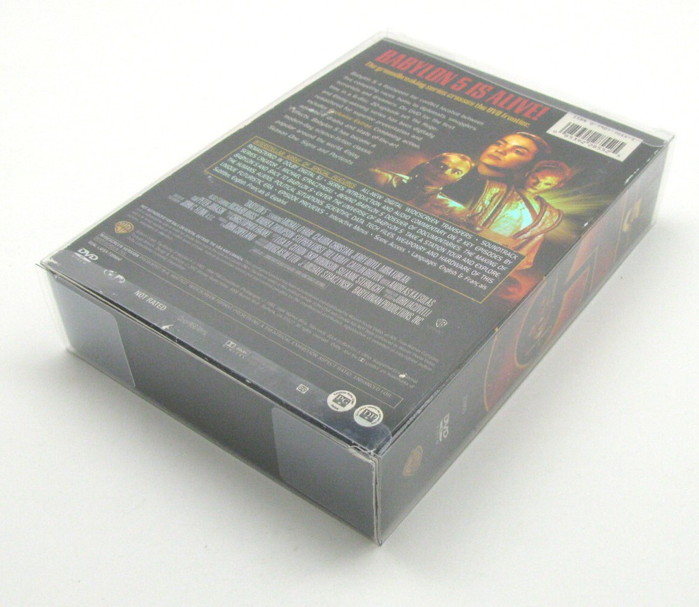 10x DVD OVERSIZED BOX SET (SIZE DVO E) - CLEAR PLASTIC PROTECTIVE BOX PROTECTOR
