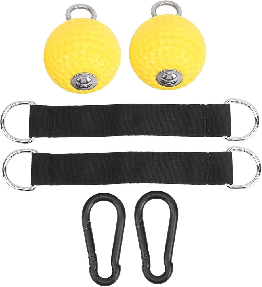 Pull up Ball Grip, Rock Climbing Grip with Strap Pull up Handles Hooks Non Slip