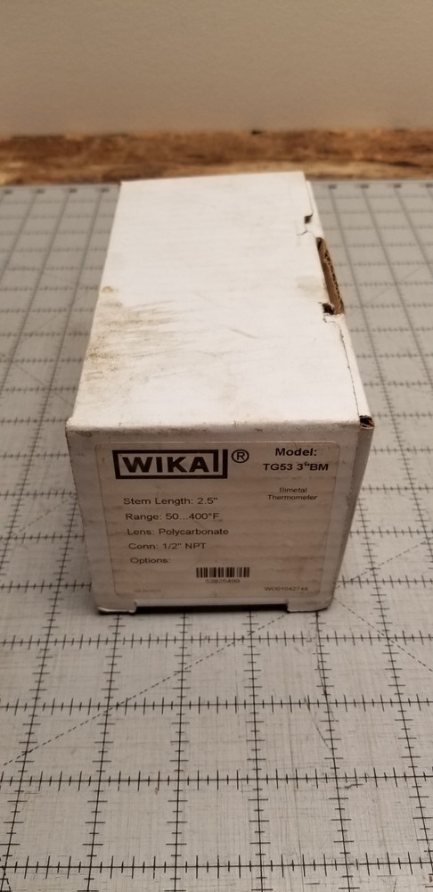 Wika TG53 3" Bimetal Thermometer