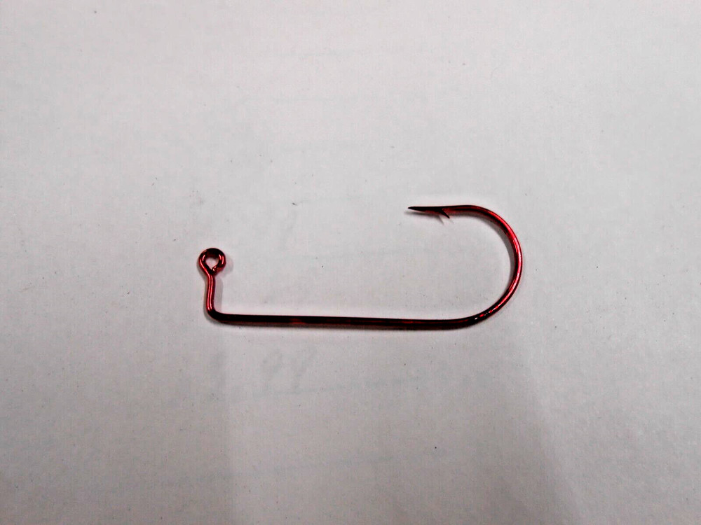 Eagle Claw 570 Jig Hooks Red 100 ct