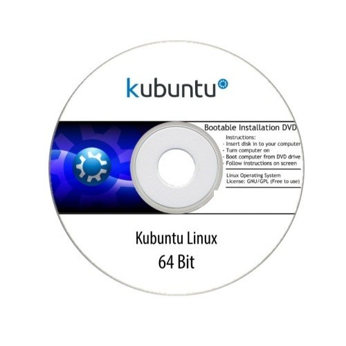 Kubuntu Linux 25.0 Plasma 6 DVD 64 Bit