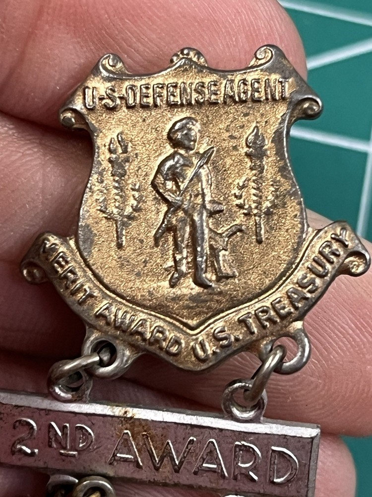 WWII US Defense Agent Merit Award Homefront