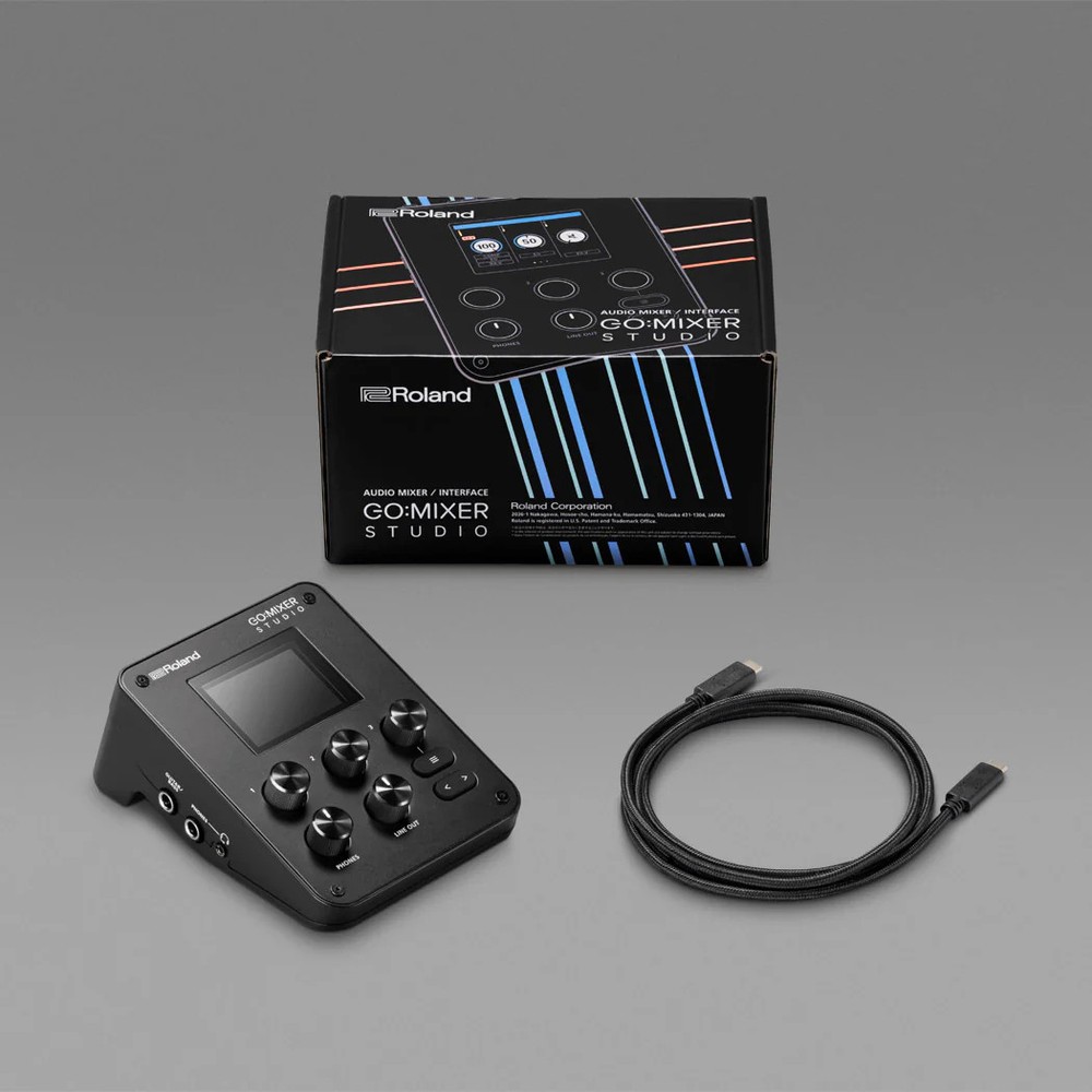 Roland GO:MIXER STUDIO Audio Mixer/Interface CABLE KIT