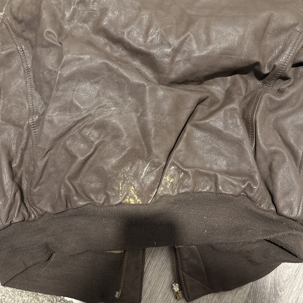 USAF A-2 Leather Flight Jacket 44R OFFICIAL ISSUE