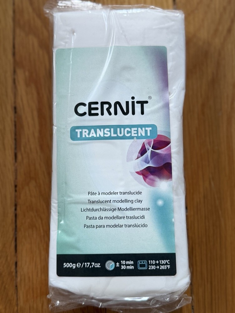 500g Cernit Translucent Modeling Clay