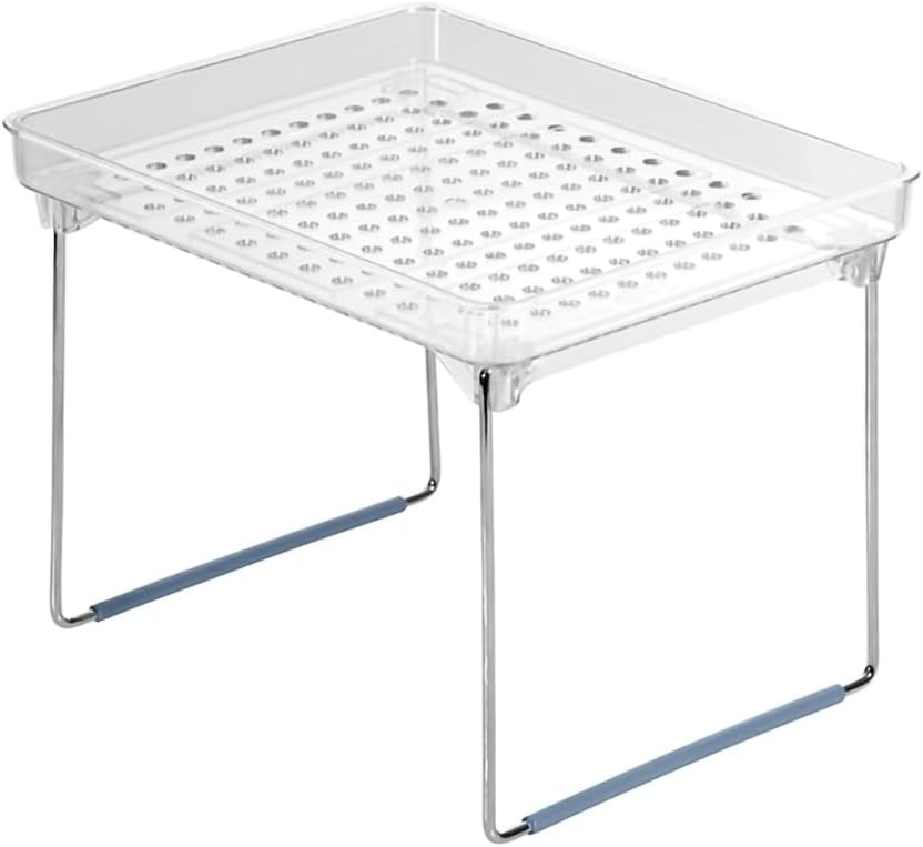 madesmart Small Stackable Storage Shelf for Cabinets or Counters,