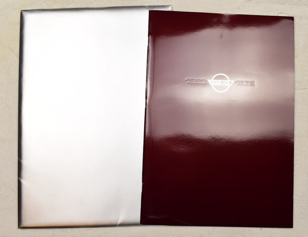 1993 CHEVROLET CORVETTE SALES BROCHURE