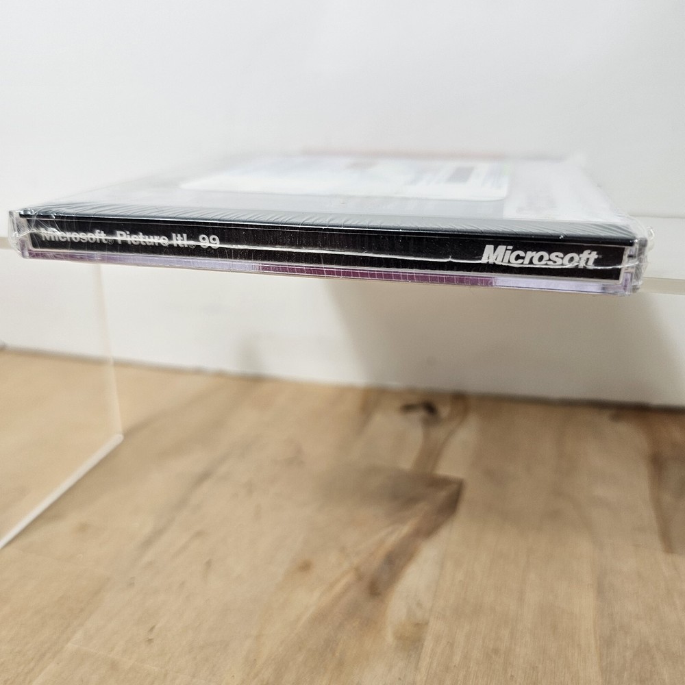 New SealedMicrosoft Picture It! 99 2-disc CDs - Microsoft Graphics Studio