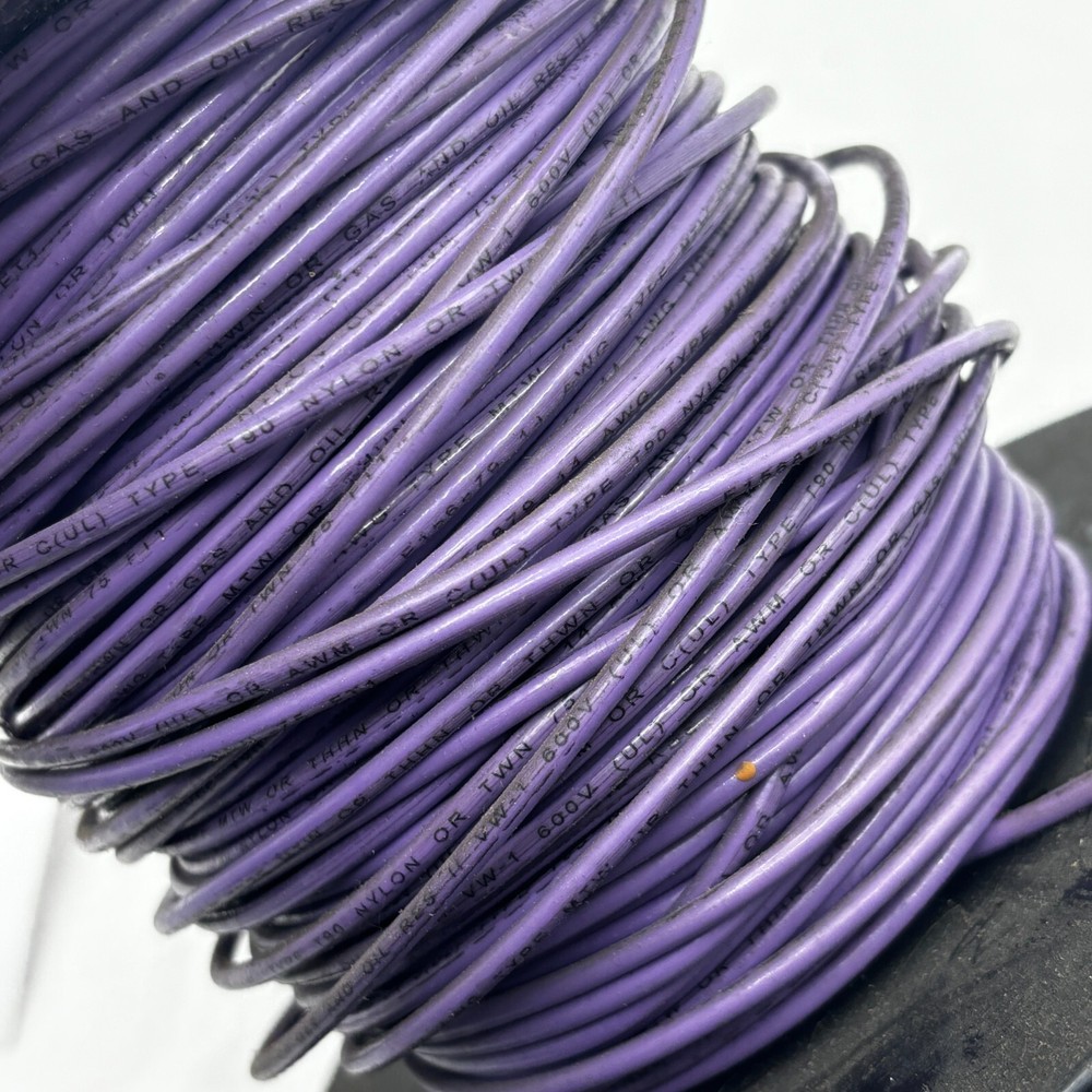 ENCORE WIRE MACHINE TOOL WIRE PURPLE 500 STRANDED DOPPER 300FT 5.0LIBRA WIRE 🎯