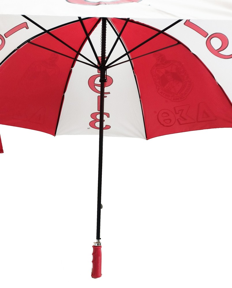Delta Sigma Theta Jumbo Umbrella [Red/White - 60"]