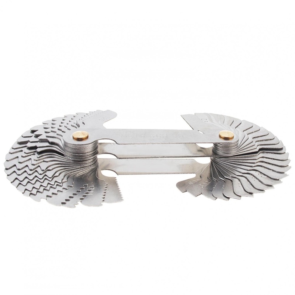 Multi-Size Thread Gauge - Metric & Imperial for Screw Thread Measurement 52PC