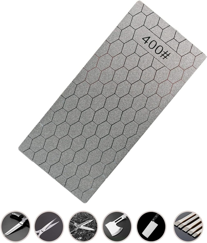 5 Pieces Diamond Sharpening Stone Set,Diamond Lapping Plate Coarse/Medium/Fin...
