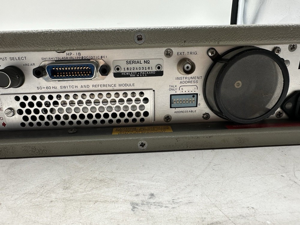 HP 3455A DIGITAL VOLTMETER- Untested, Powers On- Display Works