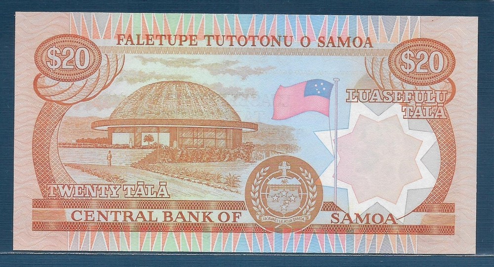 Western Samoa 20 Tala, 1985, P 28, UNC