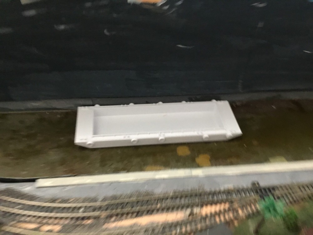 N scale OPEN TOP 100 FOOT BARGE 3-D PRINT UNPAINTED