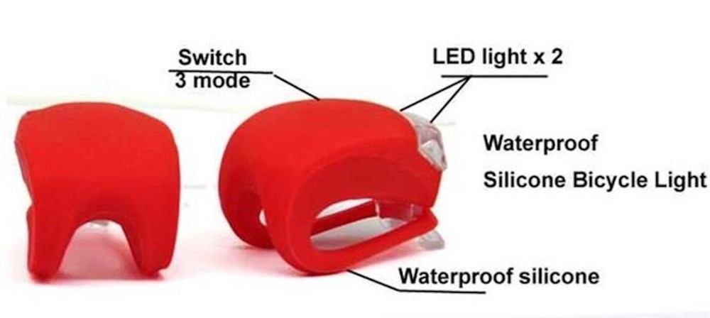 FLASH LED Frog Bike Bicycle Mountain Flash Light front head rear tail bar frame