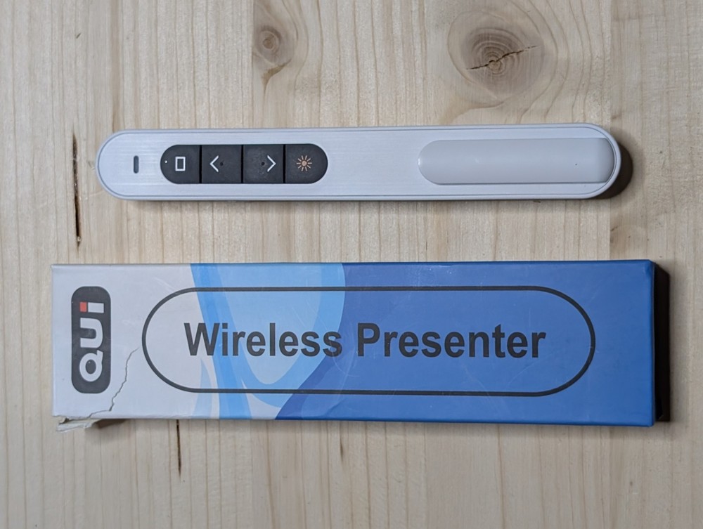 Presentation Clicker for PowerPoint, RF 2.4GHz USB Wireless Presenter Remote
