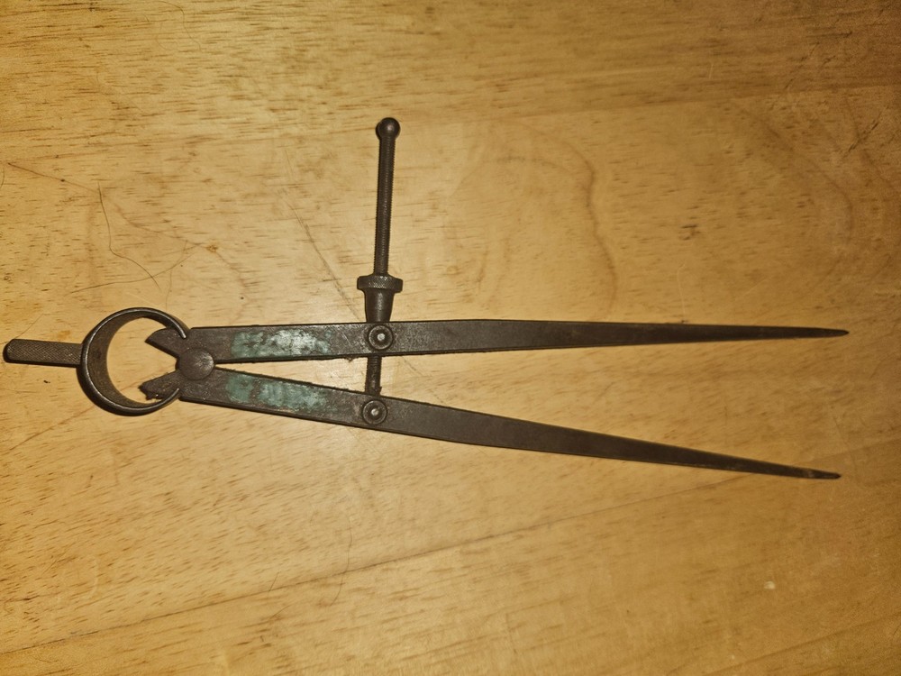 Vintage 10-inch Spring Divider or Caliper