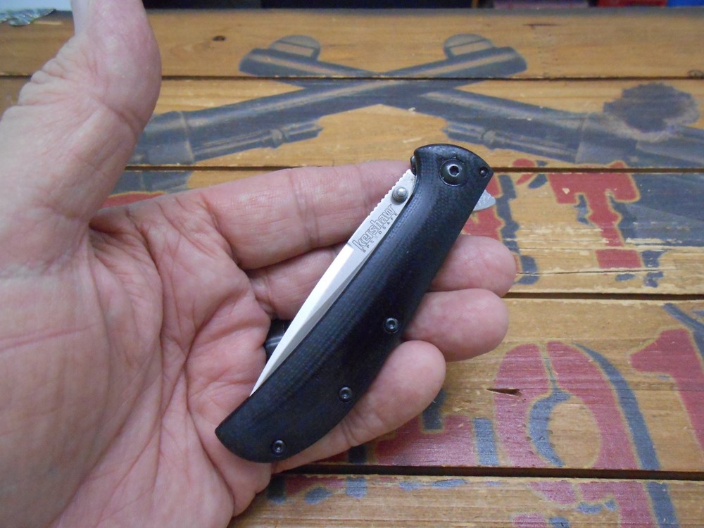 Kershaw Al Mar 2335 Pocket Knife Frame Lock Plain Edge Blade
