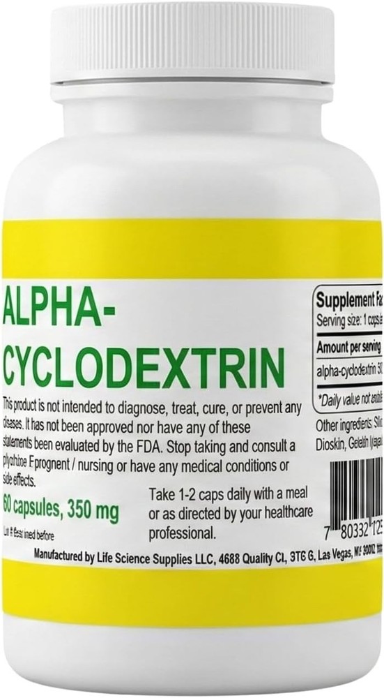 Alpha Cyclodextrin Capsules, 60 ct