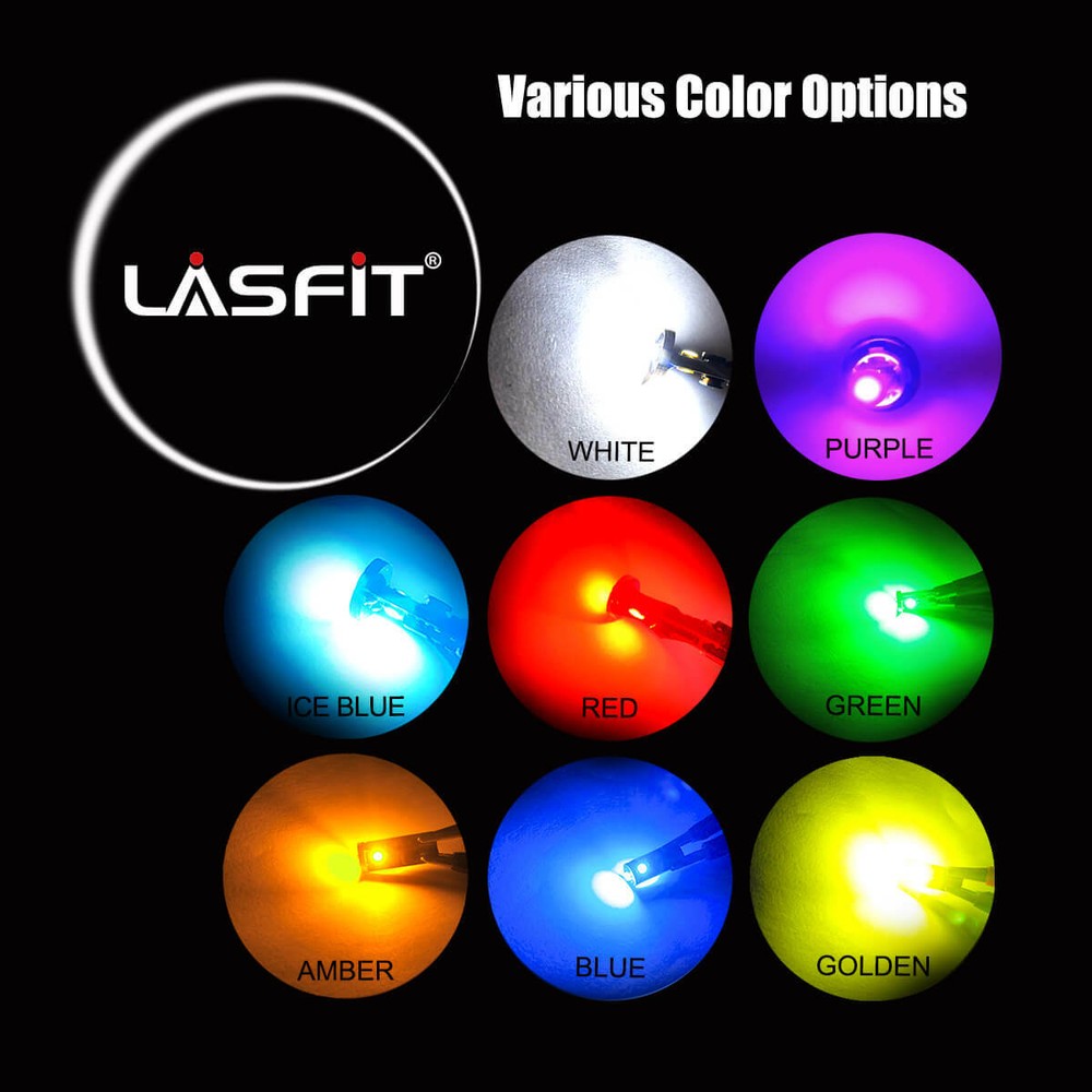 LASFIT 2825 168 194 192 T10 LED Parking Light Bulb Bright White 6000K Error Free