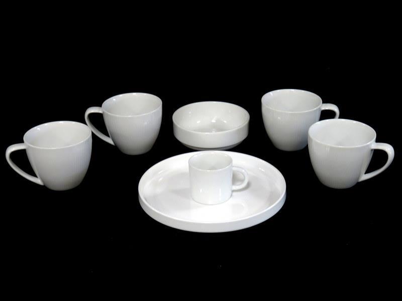 Crate & Barrel White Dinnerware China