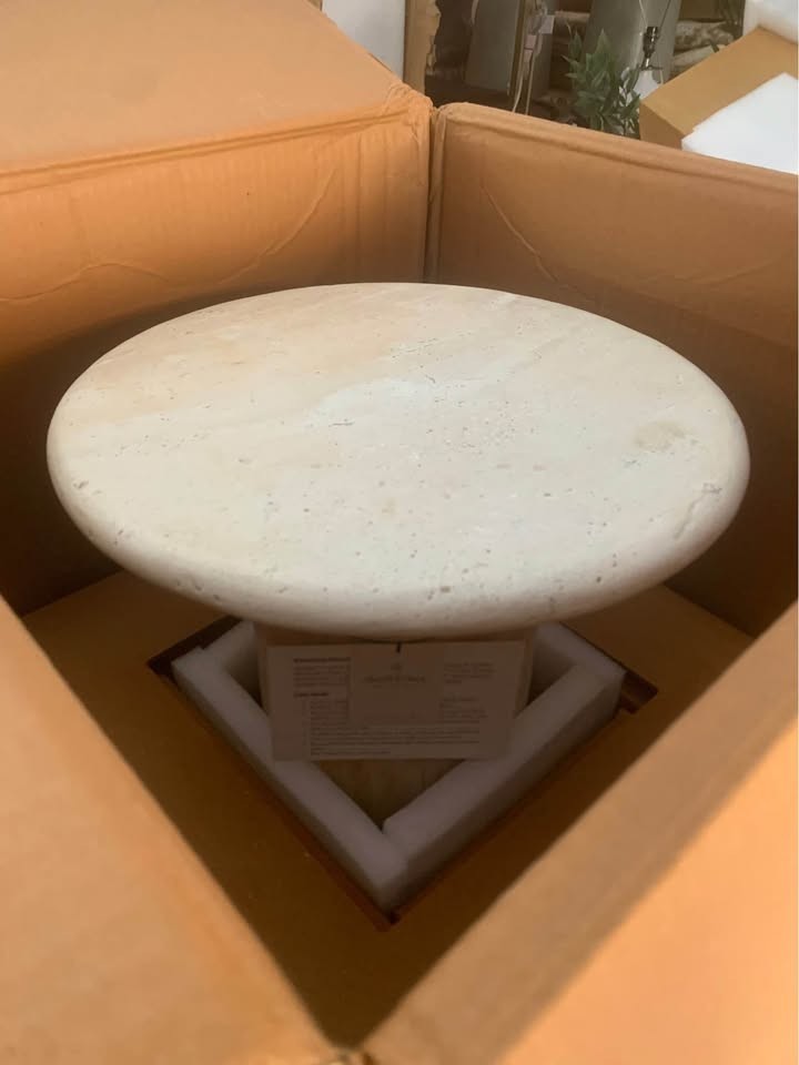 Large Travertine Accent Table - Hearth & Hand with Magnolia