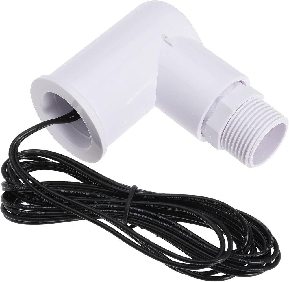 SS2 Float Switch L-Shape with 3/4 Inch Adaptor and 6Ft Wire for HVAC Drain Pan