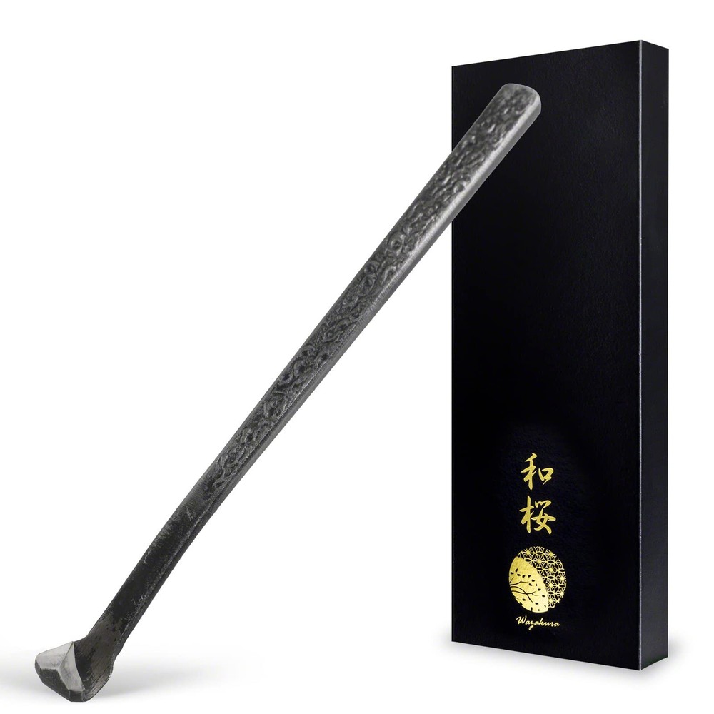 Wazakura Bonsai Scraper Gouge Chisel with Triangular Blade Made in Japan, Sha...