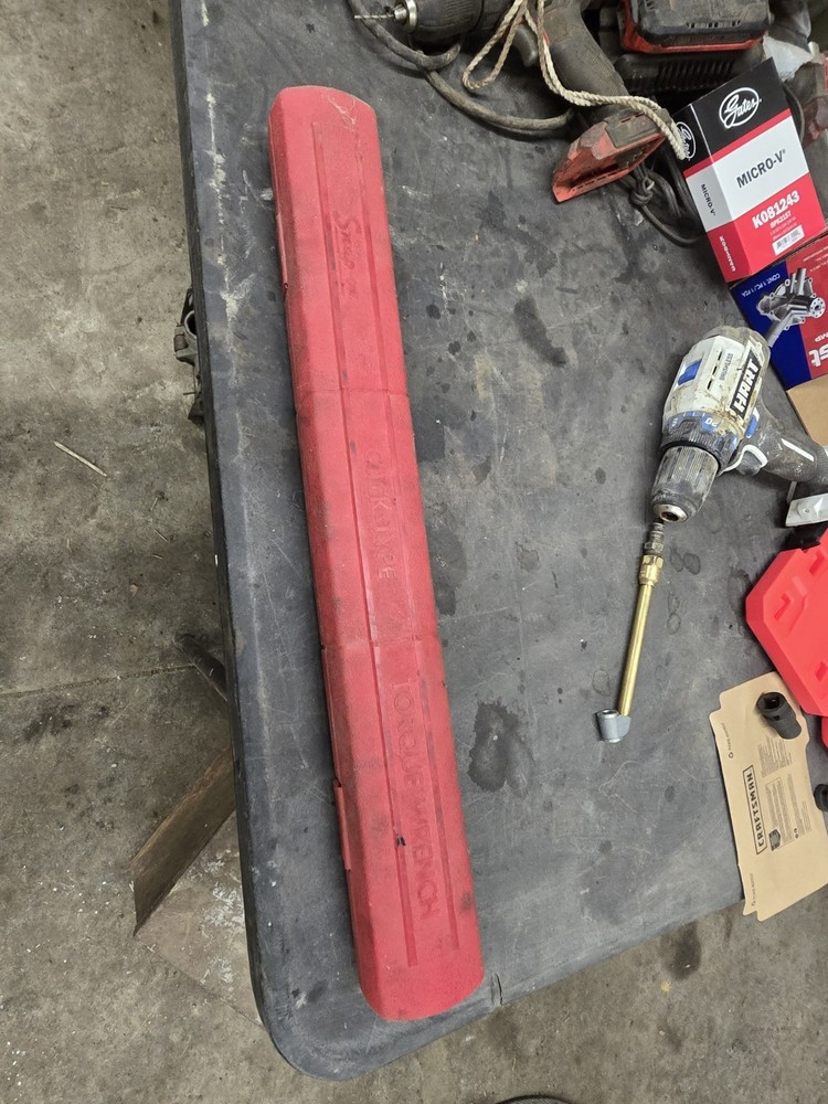 Snap-on Click-Type Adjustable Ratcheting Torque Wrench with Case