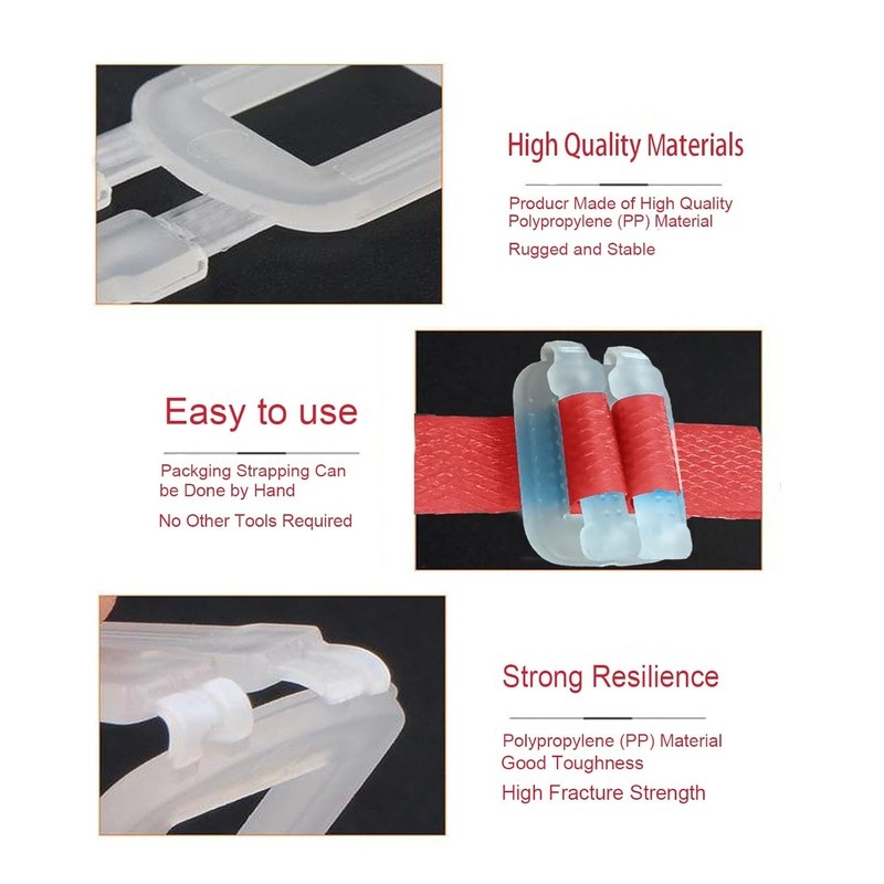 Heavy Duty Plastic Strapping Tool Kit Durable Packaging Boxes Pallets Supplies