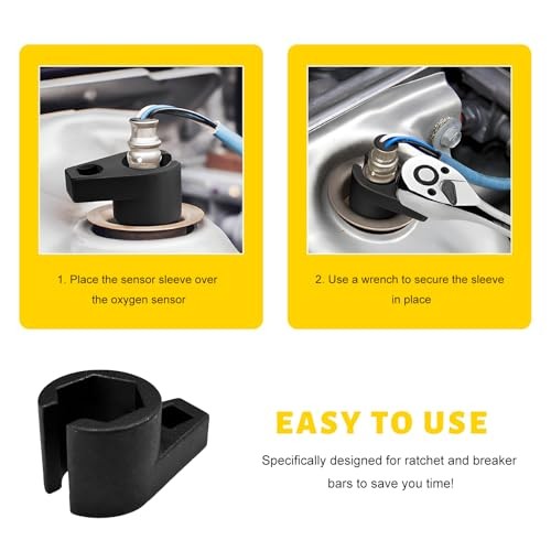 Offset Oxygen Sensor Socket, 3/8-Inch Drive by 7/8-Inch Offset O2 Sensors