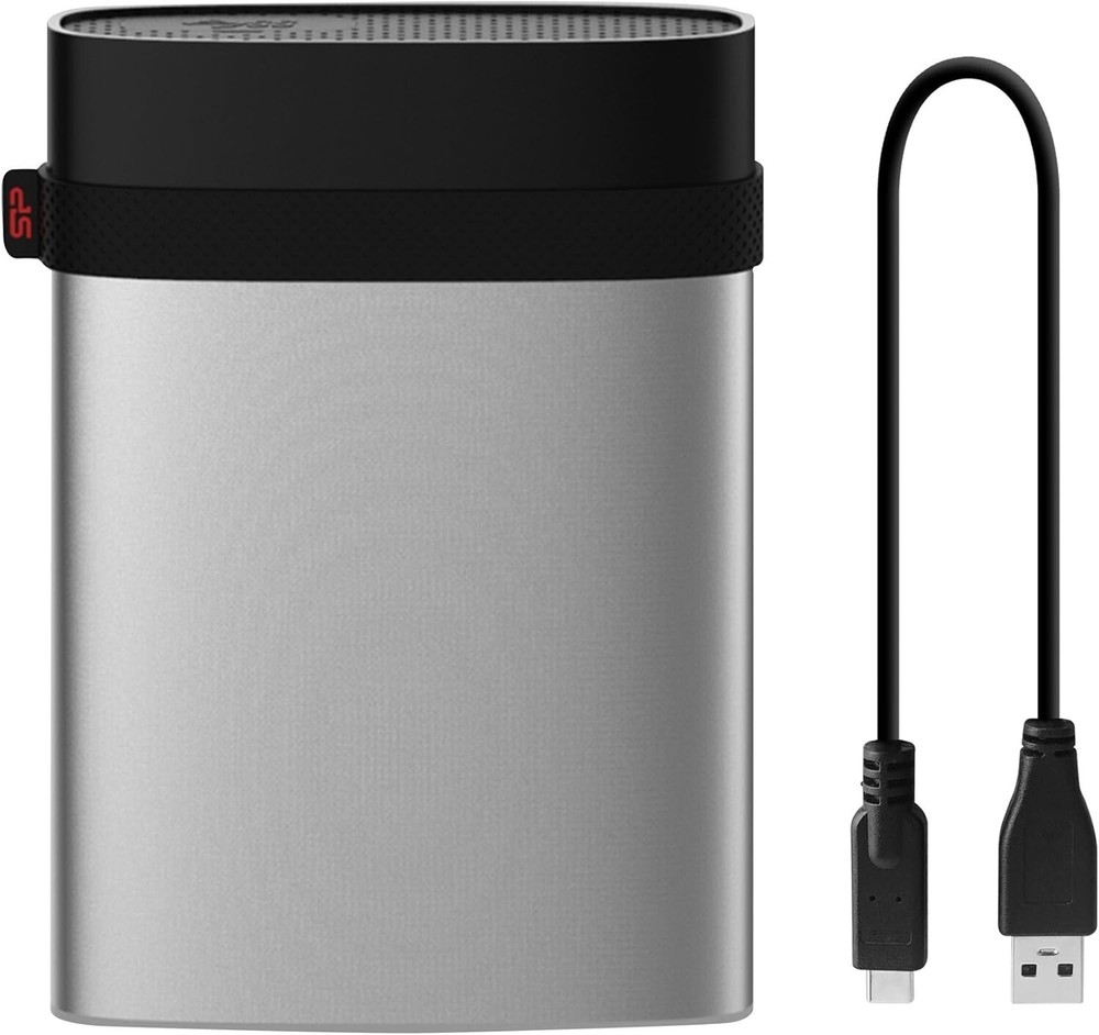 Silicon Power 1TB Type C USB 3.0 Rugged Armor A85M Shockproof/Waterproof