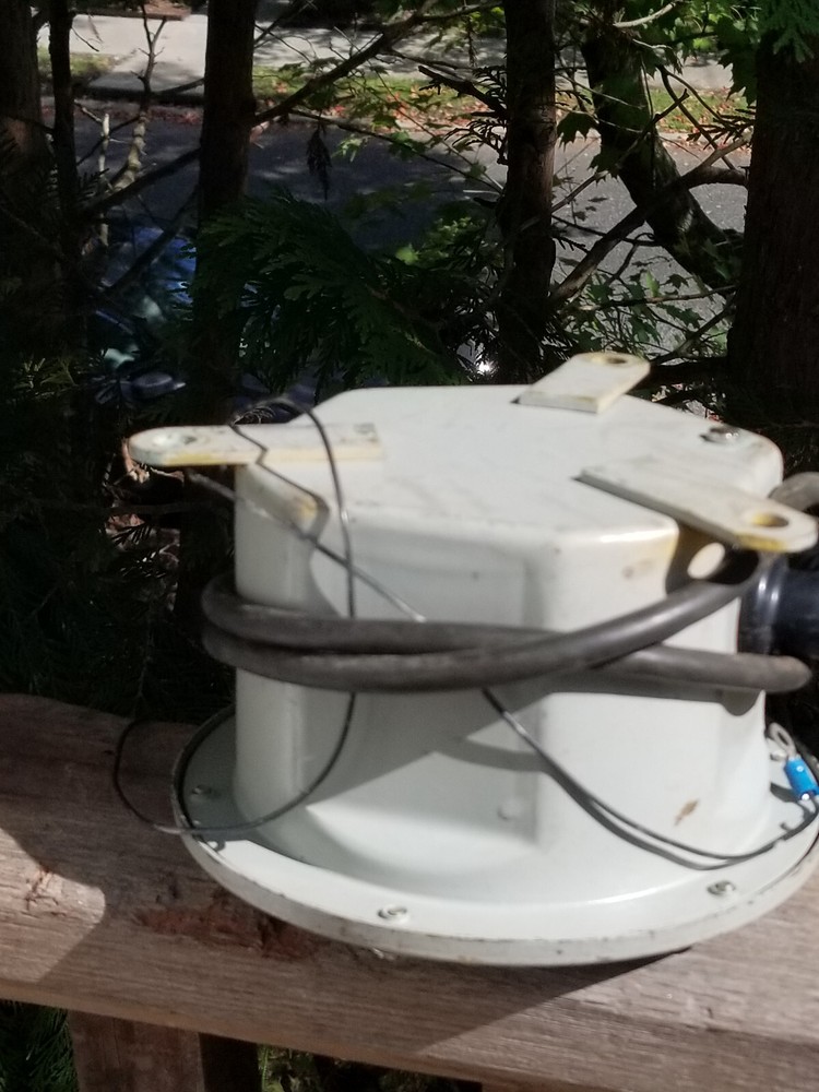 NAVAL SHIP WALL MOUNT ELECTRIC POWER SUPPLY 7.75" DIAMETER