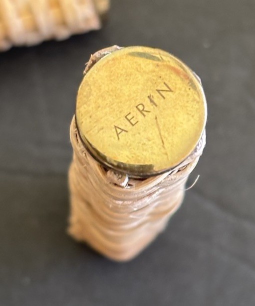 Aerin Rattan Covered Corkscrew