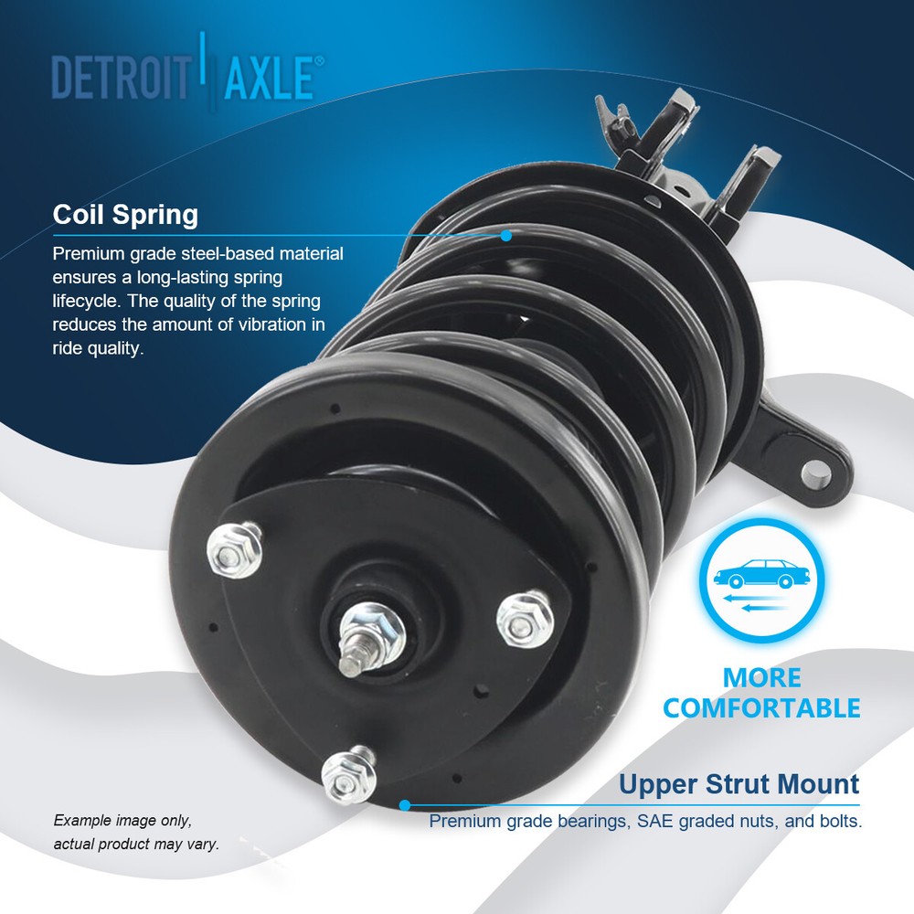 Front + Rear Struts w/ Coil Spring for 2003 2004 2005 2006 - 2011 Honda Element