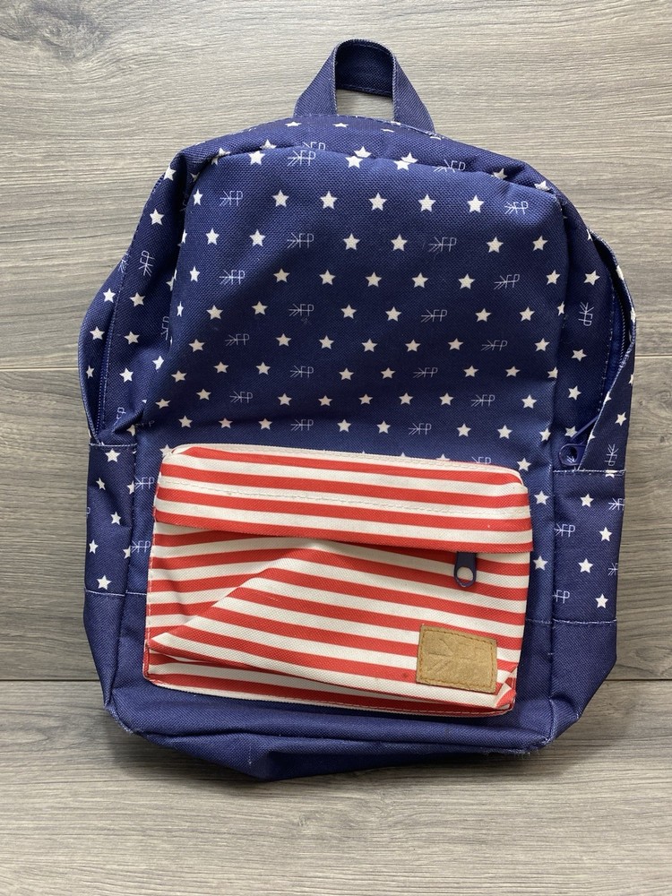 Freshly Picked Red White And Blue Small Back Pack Stars Stripes