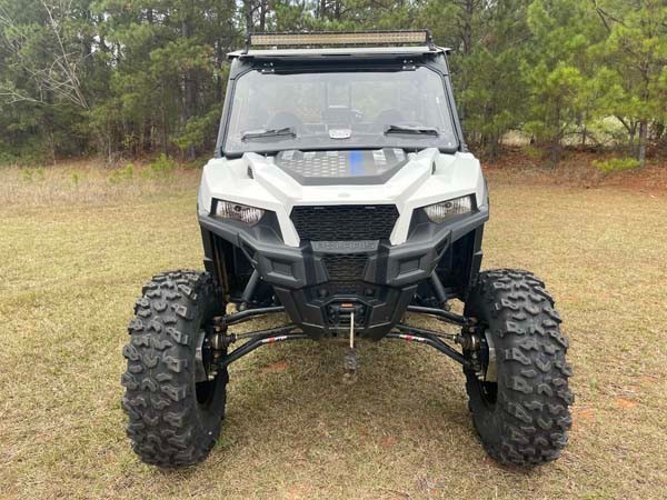 SEIZMIK FLIP UP VERSA VENT WINDSHIELD POLARIS GENERAL SCRATCH RES POLY 2016-2026
