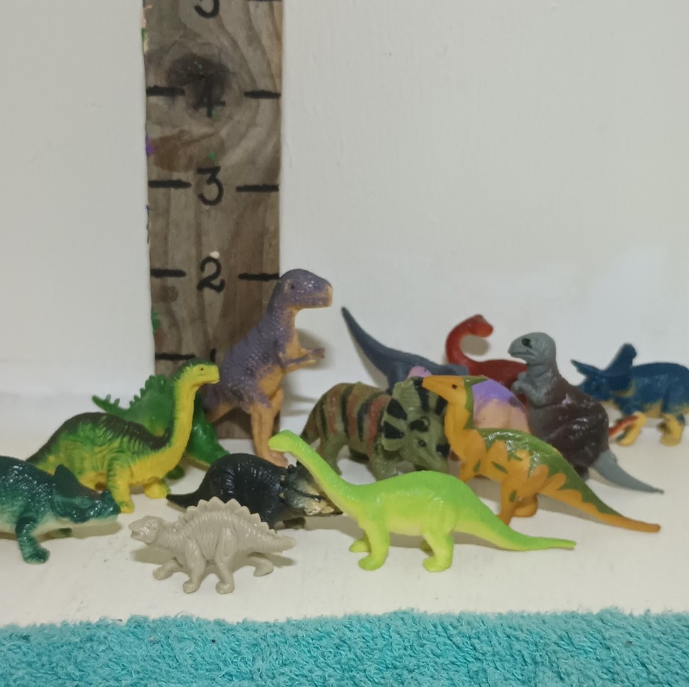 Assorted Plastic Dinosaur Figures