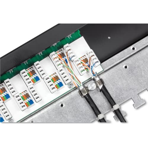 TRENDnet 16 Port Cat6A Shielded Patch Panel 10G Ready Network Interface