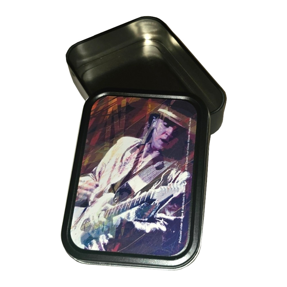 Stevie Ray Vaughan Stash Tin Seal Tight Waterproof Container