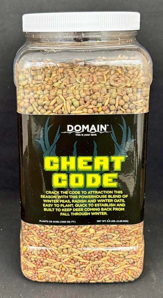 Domain Outdoor Cheat Code Foot Plot Seed One Jug New