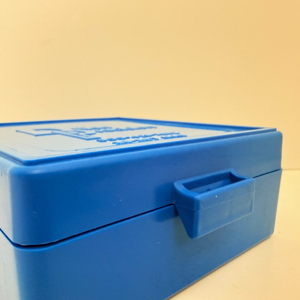 Dillon Precision Ammo Box .38 .357 Magnum 100rd Blue OLD STYLE Stackable