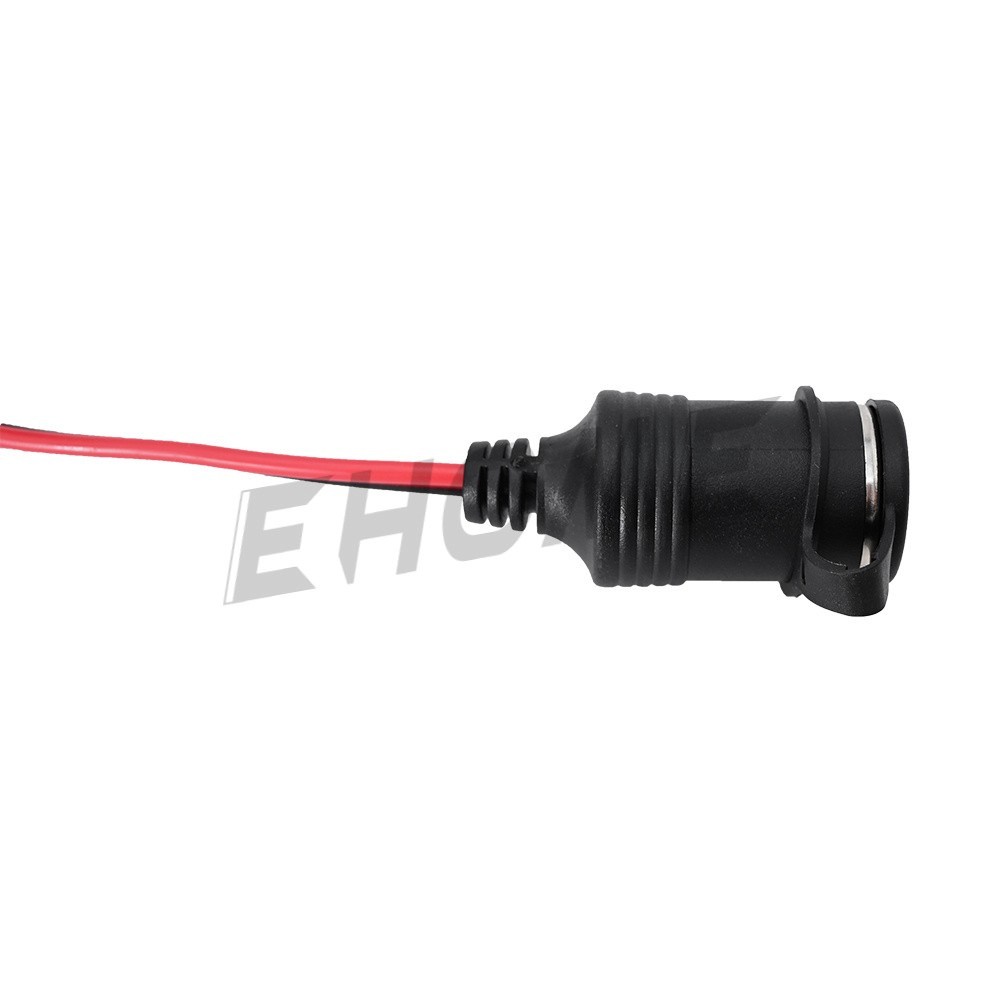 24FT 12V Heavy Duty Car Cigarette Lighter Socket Power Extension Cord Cable