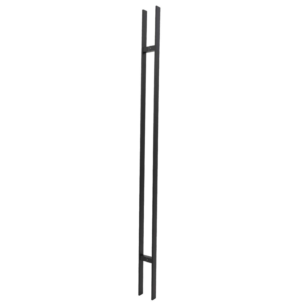 Push Pull Door Handle H-shaped Door Pull Handle Double Sided Stainless Steel