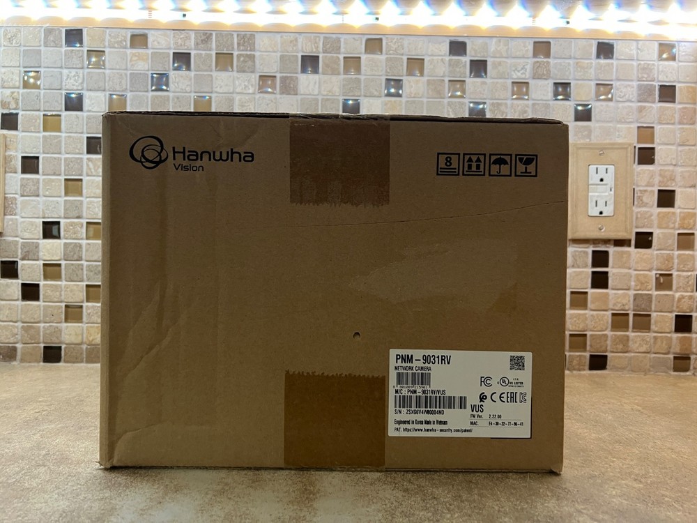 Hanwha Techwin PNM-9031RV 15MP Multi-sensor Panoramic NW Dome IP Security Camera