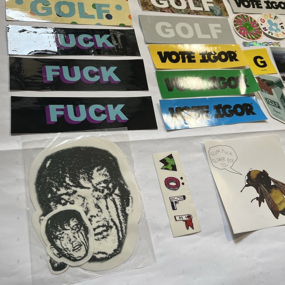 Golf Wang Sticker Bundle Lot Tyler The Creator