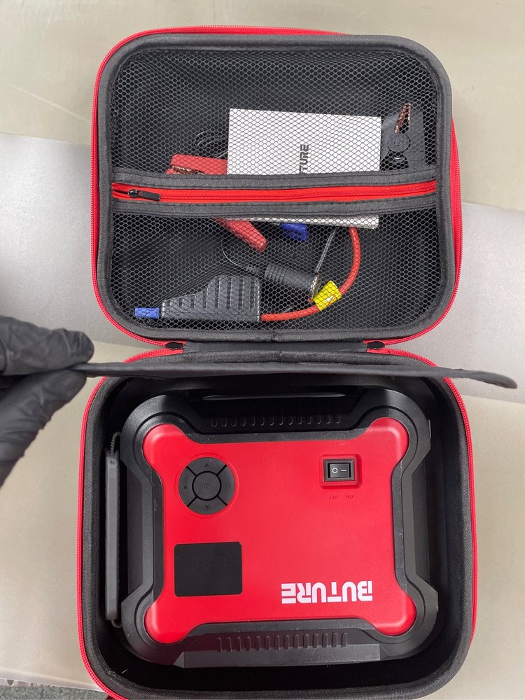 BuTure 4 in 1 Car Battery Starter with Portable Compressor