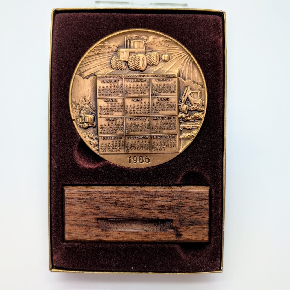 John Deere 1986 Calendar Medallion
